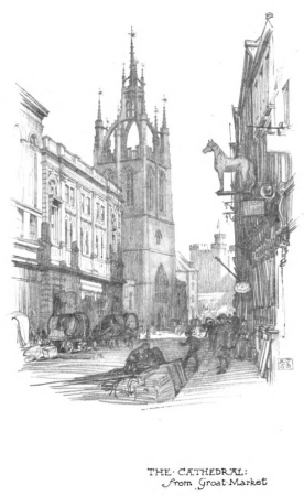 Image unavailable: THE&middot;CATHEDRAL&middot;FROM&middot;GROAT&middot;MARKET.