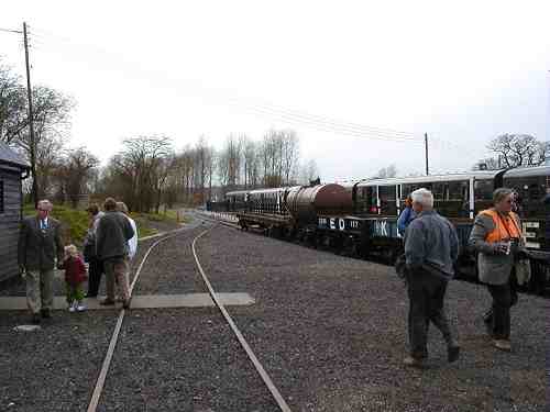 New siding at Bodiam station